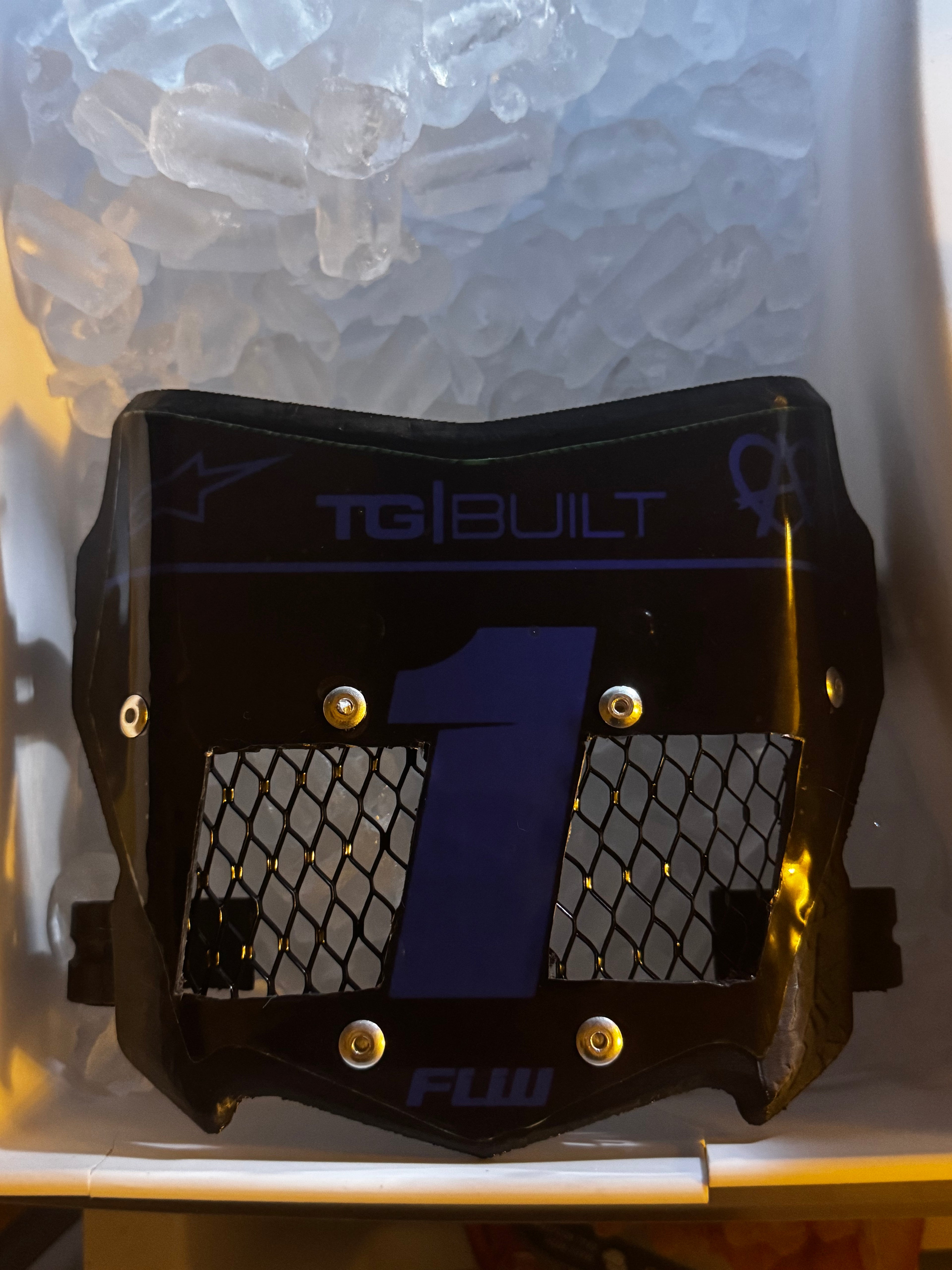 3D printed vented plate