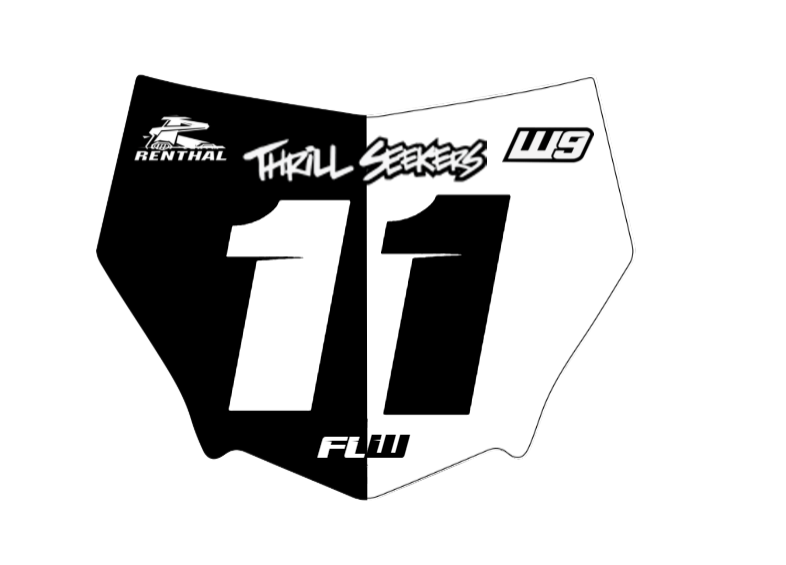 MOTOCUTZ plate decal